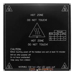  3D Printer Part  Heated table black