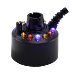 Ultrasonic<gtran/> Fog generator+Led, black body<gtran/>