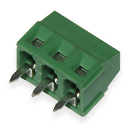 Screw terminal block WJEK381-3.81-03P-140-00A Green