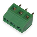 Screw terminal block WJEK<gtran/>381-3.81-03P-140-00A Green<gtran/>