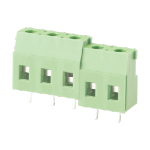 Screw terminal block WJ129-7.5-02P-140-00A Green