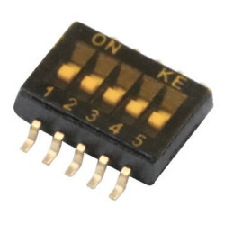 Перемикач DSHP05TSGET 5-pin SMD