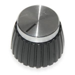 Ручка на вісь 6мм Зірка MARSHALL STYLE KNOB,SILVER 6*18T