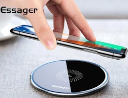 Безпровідний зарядний пристрій Qi 15W Wireless Charger чорне