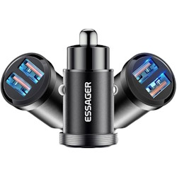 USB-зарядка для авто ESSAGER 2xQC2.0 30W