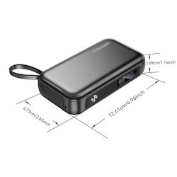 PowerBank 15000 mAh Energy Storage 65W чорний