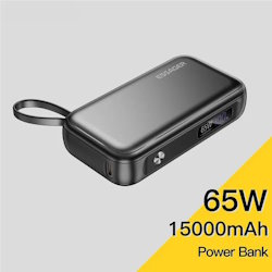 PowerBank 15000 mAh Energy Storage 65W чорний