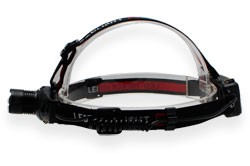 Фонарик налобный H03  LED CREE R5 400LM  алюминий