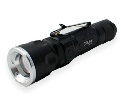 Flashlight manual UltraFire E1 with focusing, 5 modes