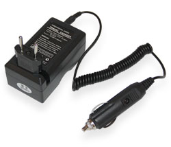  Charger 12/220V  AutoTravelCharger 18650Li for Li-ion batteries