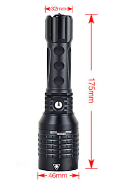  Tactical flashlight with laser  Laser Pointer 08-3 (green+red laser)