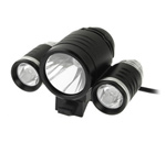 Bicycle lantern BORUIT 3LED XM-L T6+2R2 power supply 4х18650 SALE