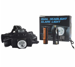 Ліхтарик налобный LOMON 3035-2 LED CREE XPE