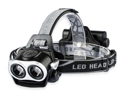  Bicycle headlamp  LOMON 3036 2хLED T6 USB powerbank