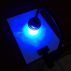 Ультрафіолетова лампа-прищепи UV-LED-5  [220В, 5Вт, 395нм]