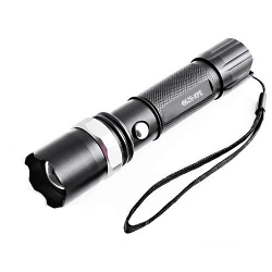 Handheld LED flashlight Police T8626S-XPE zoom BOX