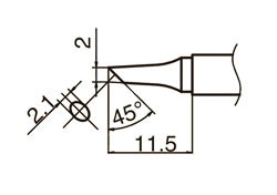 Жало Картрідж Т12-BCF2 для паяльників Т12