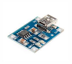 Module Charge controller Li-Ion Mini USB 5V 1A