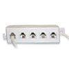 Telephone adapter 5gn. (6p4s) white<gtran/>