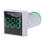 Panel voltmeter<gtran/> AD16-22VMS-G-1 20-500VAC Green<gtran/>