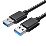 Кабель USB3.0 AM/AM 1м чорний