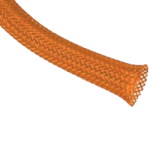 Cable braid snake skin 4mm, orange