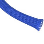 Cable braid snake skin 10mm, blue