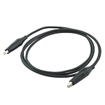 Cable<gtran/> Crocodile - Crocodile black Y503 22AWG 1 meter<gtran/>