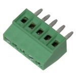 Screw terminal block WJEK254-2.54-05P-140-00A Green