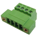 Pluggable terminal block XK15EDGRKM-3.5-04P