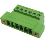 Pluggable terminal block XK15EDGRKM-3.5-06P