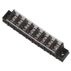 Barrier terminal block WJ 28CM-08P-130-00A Black