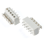 Screwless terminal block WJ235A-5.0-05P-11A-00A Gray