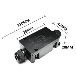 Коробка сполучна OJ-5618 з клемником 3pin IP67