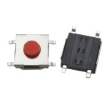 Tack switch<gtran/> KFC-004D-2.5mm 4-pin SMD