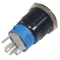 Кнопка Антивандальна FT19Q-F11Z/E червоне підсвічування 12-24V AC/DC