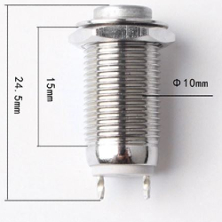 Кнопка антивандальная GQ10AH-10L/J  OFF-ON