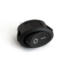 Key switch<gtran/> KCD1-101-9 oval ON-OFF 2pin black<gtran/>