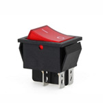 Key switch KCD2-201N ON-OFF 4pin RED