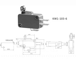 Мікроперемикач KW1-103-6