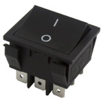 Переключатель клавишный KCD7-302 ON-ON 9pin Black