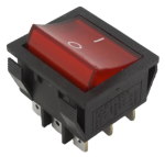 Key switch KCD7-302 ON-ON 9pin RED