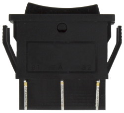 Перемикач клавішний KCD7-303 ON-OFF-ON 9pin Black