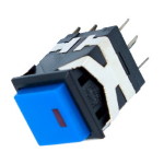 Button<gtran/>  KD2-21BUR blue latching ON-ON with indicator<gtran/>