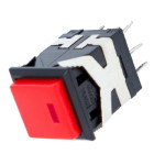 Button  KD2-21BRR red with ON-ON latching with indicator