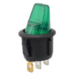 Key switch<gtran/> KCD1-101N-10 illuminated ON-OFF 3pin Green<gtran/>