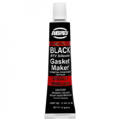 Герметик силіконовий ABRO чорний 12 AB-32-R Black RTV Silicone Gasket Maker 32г