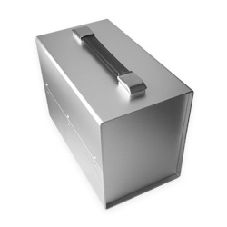 Aluminum housing KH-195-12 180*140*250MM Silver