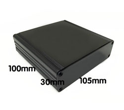 Aluminum housing 100*105*30MM aluminum case BLACK