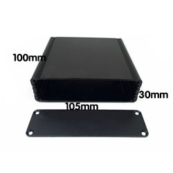 Aluminum housing 100*105*30MM aluminum case BLACK